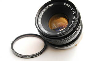 Canon Lens FD 50mm 1:1.8 SC　0913-102 230-2