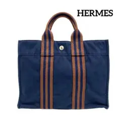 エルメス/HERMES フールトゥPM トートバッグ ネイビー