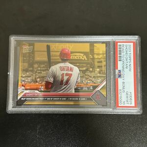 【PSA10】TOPPS NOW 2023 Road to Opening Day Bonus Card 大谷翔平 ダブルヘッダー メジャー初完封&1試合2HR ボーナス