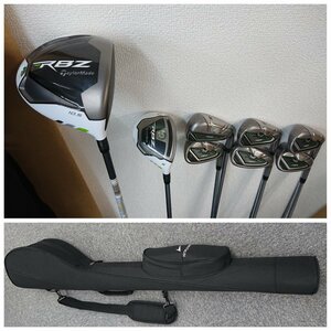 85883*TaylorMade テーラーメイド RBZ ゴルフクラブ8本セット フレックスS クラブケース付き