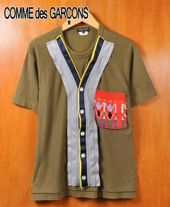2010年 S/S ランダムコラージュ期 コム・デ・ギャルソン オム プリュス 半袖Tシャツ メンズS(19677
