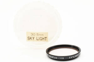 送料360円 【PENTAX-110 純正フィルター】 ペンタックス SKYLIGHT 30.5mm レンズフィルター ケース付き カメラ 同梱可能 ＃8917