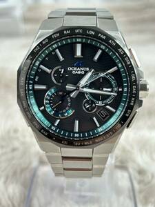 1円新品同様、希少カシオCASIO オシアナス OCEANUS OCW-T6000A-1AJF 腕時計 ソーラー　メーカー保証あり