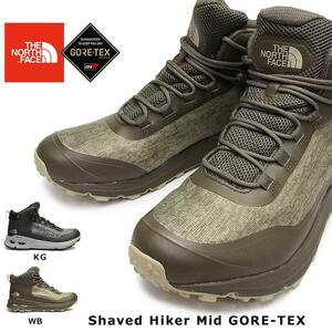 最後 27.5cm ノースフェイス GORE-TEX SHAVED HIKER MID @19800円 検 シェイブドゥ ハイカー ミッド ゴアテックス NF51930 カーキ US9.5