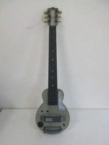 e022★ニッカード・エレクトリック・ギター 　モデル　614MⅡF　金属ボディ　メーカー　マークプレート無し　現状品　ジャンク