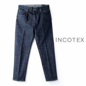 ◆【INCOTEX BLUE DIVISION(インコテックス ブルーディヴィジョン)/テーパードフィットサルトリアルクロップドデニム】[itx2360171-34]