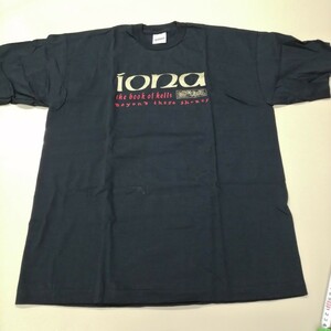 C08 バンドTシャツ　アイオナ　ヴィンテージ　シングルステッチ　IONA the book of hells beyond these shores ケルトロック