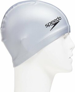 919379-SPEEDO/大人用 シリコーンコーティングキャップ スイムキャップ 水泳 フィットネス/F
