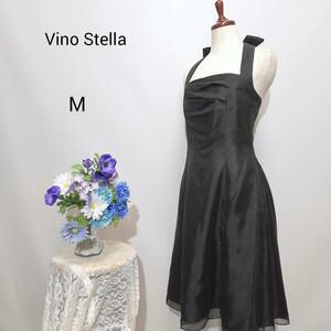 ヴィノステラ　極上美品　ドレス　ワンピース　パーティー　黒色　Мサイズ