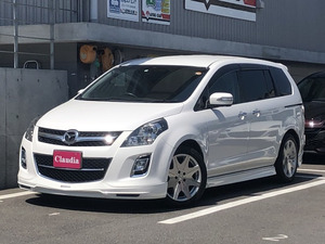 【諸費用コミ】:広島■クラウディア■中古車 平成20年 マツダ MPV 2.3 23T ワンオーナー フルエアロ アルミ