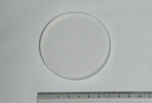 透明アクリル円板　Φ70 x 8 mm　透明アクリル　円板　直径70㎜　厚み8mm　（送料94円）