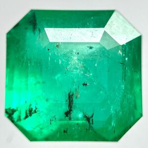 5.2ctUP!!●天然エメラルド5.260ct●a約10.5×10.0mmソーティング付 ルース 裸石 宝石 ジュエリーjewerly emerald EF8