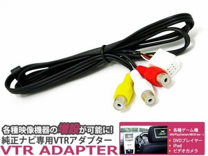 メール便送料無料 VTR トヨタ ランドクルーザー 100 UZJ100/HDJ101 H14.8～H19.9 映像 音声入力/外部入力ができる ビデオ入力コード