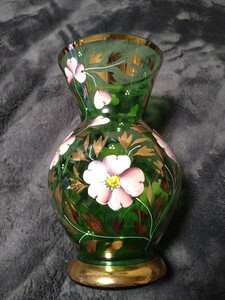 ボヘミア 花瓶 フラワーベース