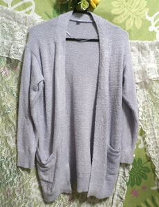 ベトナム製紫カーディガン/コート/羽織 Vietnam purple cardigan/coat