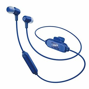JBL E25BT Bluetoothイヤホン マルチポイント対応/通話可能 ブルー JBLE25BTBLU 【国内正規品】(中古 未使用品)　(shin