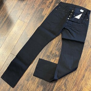 シュガーケーン 13oz. ブラックデニム TYPE-III (スリムフィット) ジーンズ SC41470 411A)ブラック W30 ボトムス ワーク