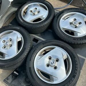 ホンダ　バモス　純正ホイール 13×4.00B ＋45 4H-100 WESTLAKE RP28 155/65R13 73T 2022年製　4本