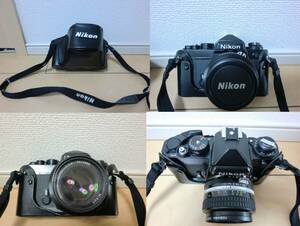 NIKON FE カメラ＋レンズなど一式 　★中古・税/送料込★