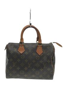 LOUIS VUITTON◆1)スピーディ25_モノグラム・キャンバス_BRW/PVC/BRW