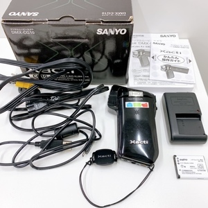 通電OK　SANYO Xacti DMX-CG10 デジタルビデオカメラ 付属品あり　デジタルムービーカメラ サンヨー ザクティー　ブラック