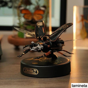 立体パズル カブトムシ DIY 金属 3D プラモデル フィギュア 機械模型 メタル 組立キット 昆虫 男の子 インテリア 大人の お子さんの知育に
