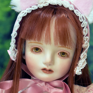 ☆創作ビスクドール☆桃苺の少女☆50cm球体関節人形☆bisque doll girl☆