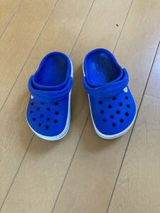 crocs クロックス　青　ブルー　サンダル　サイズC7(15cm)　キッズ　幼児