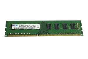 【中古パーツ】PC3 本体用 DDR3 メモリ　SAMAUNG 4GB 2R*8 PC3-10600U-09-11-B1 4GBx1枚　計4GB ■Ｍ（107）