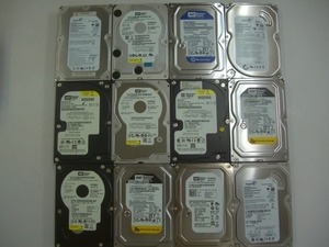 【中古】HDD ハードディスク 500GB/400GB/320GB/300GB/250GB/200GB/160GB 計18台 まとめて SATA 3.5インチ