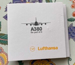 ルフトハンザ　ピン　飛行機　ドイツ　エアバス　A380 ピンバッチ