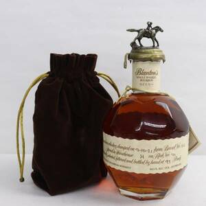 1円~Blantons（ブラントン）シングルバレル 2021 46.5％ 750ml G24D190008