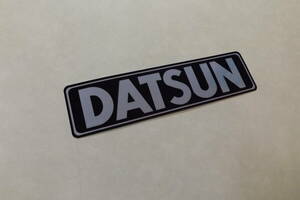 ＤＡＴＳＵＮステッカー　反射シルバー　昭和レトロ　旧車 ダットラ　サニトラ　ダットサントラック