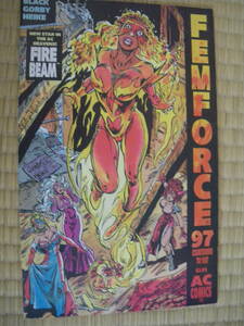 ACコミックス　FEMFORCE　Vol.97　フェムフォース　97号　FIREBEAM　ファイアビーム　英語コミック　アメコミ　キャットファイト　　