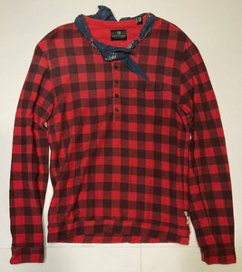 130A SCOTCH&SODA スコッチアンドソーダ チェックシャツ 長袖【中古】