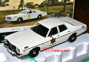 Greenlight 1/18 1975 ダッジ コロネット ポリスカー Dodge Coronet Hazzard County Sheriff 爆発!デューク Dukes of グリーンライトPolice