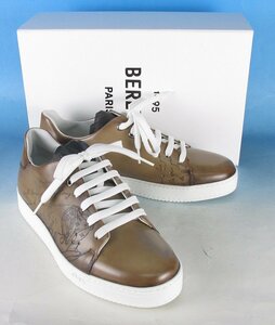 MYF13180 Berluti ベルルッティ プレイタイム スクリット レザースニーカー 6 1/2 未使用