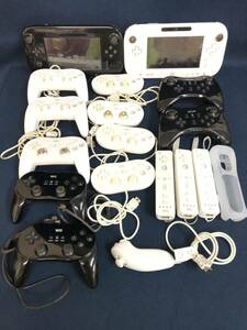 Wii ゲームパッド コントローラー ヌンチャク 17点 大量 まとめ Nintendo WiiU 中古 ジャンク 動作未確認 現状品 純正品 周辺機器