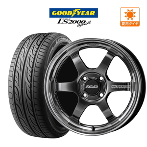 サマータイヤ ホイール 4本セット レイズ ボルク TE37 KCR PROGRESSIVE MODEL グッドイヤー LS2000 HB2 165/50R15