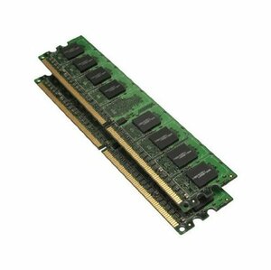 【中古】Buffalo MV-D2/800-2G互換品 PC2-6400（DDR2-800）対応 240Pin用 DDR2 SDRAM DIMM 2GB×2枚セット