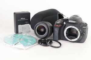 Nikon ニコン D5300 デジタル一眼レフカメラ + Nikon AF-S Nikkor ニッコール 18-55mm F3.5-5.6 G II DX VR レンズキット【難あり品】★F