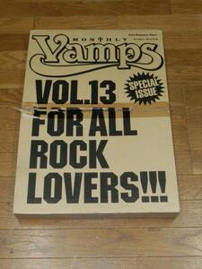 MONTHLY VAMPS Vol.13★マンスリーベスト本・DVD・Tシャツ2枚・マンスリー表紙柄ポスターセット