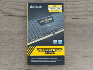 CORSAIR VENGEANCE LPX DDR4 2400MHz 4GB×2枚 計8GB 【デスクトップ用メモリ】