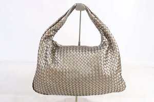 【ト足】CBZ01CAA1G ボッテガヴェネタ BOTTEGA VENETA ショルダーバッグ イントレチャート ガンメタル