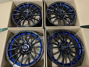 新品 WEDS ウェッズスポーツ SA35R 18x7.0+47 5/114.3 BLC2 レヴォーグ クロストレック レイバック カローラクロス セレナ 4本セット在庫有