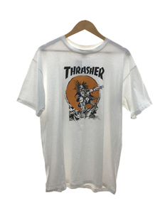 anvil/Tシャツ/L/コットン/WHT/90s/Thrasher promo magazine/Pushed//半袖