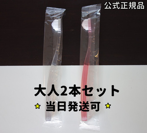 ★当日発送★奇跡の歯ブラシ 大人用 2本セット ピンク 奇跡のはぶらし きせきの歯ブラシ 奇跡のはぶらし 奇跡のハブラシ 