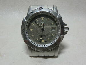 【№1103-O6004H）希少　中古品： タグホイヤー TAG HEUER プロフェッショナル 200M メンズ腕時計　作動確認　比較的綺麗なす