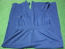 オーバーオール 紺色 肩紐２段階の調整可能 Ｍ寸 日本製