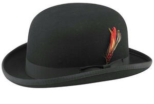 ★ニューヨーク ハット New York Hat Classic Derby 黒XL 新品 ダービー ボーラー ハット 帽子